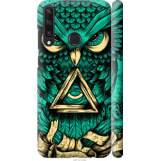Чехол на Huawei Y6p Сова Арт-тату (3971c-1952)