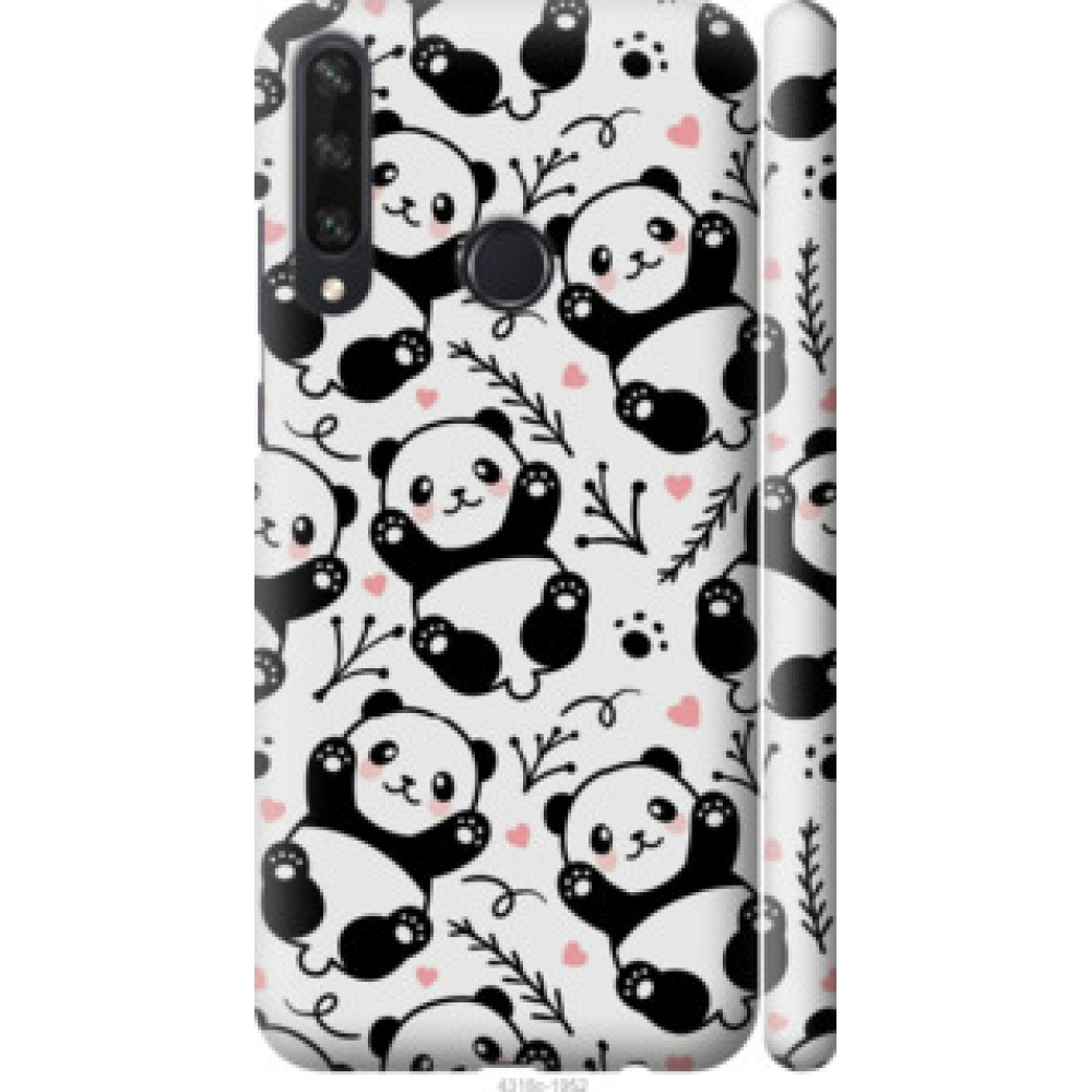 Чехол на Huawei Y6p Панды (4318c-1952)