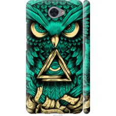Чехол на Huawei Y7 2017 Сова Арт-тату (3971c-1019)
