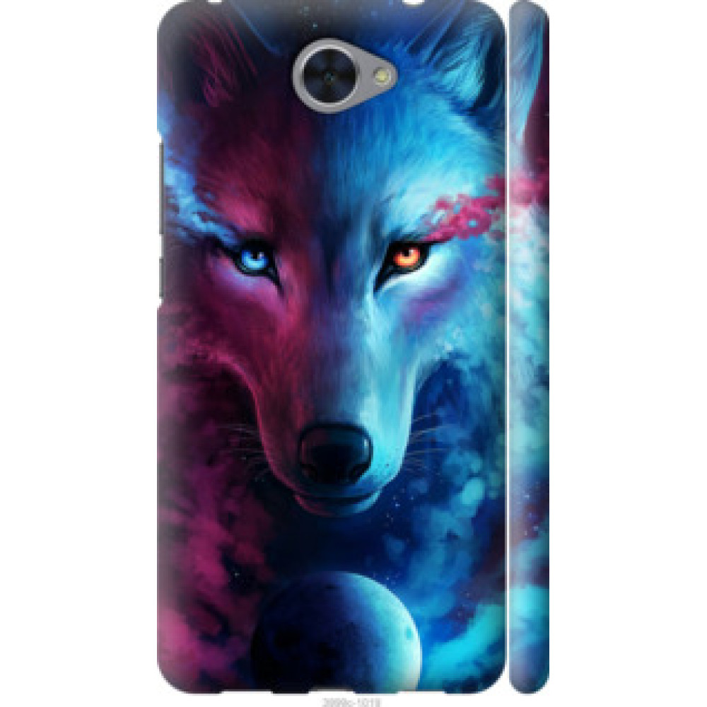 Чехол на Huawei Y7 2017 Арт-волк (3999c-1019)
