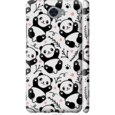 Чехол на Huawei Y7 2017 Панды (4318c-1019)