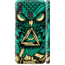 Чехол на Huawei Y7 2019 Сова Арт-тату (3971c-1638)
