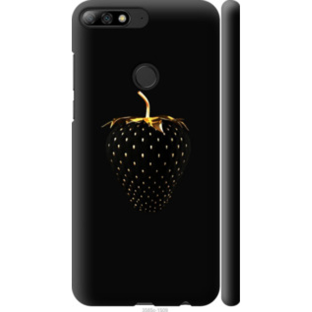 Чехол на Huawei Y7 Prime 2018 Черная клубника (3585c-1509)