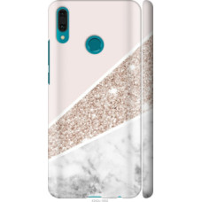 Чехол на Huawei Y9 2019 Пастельный мрамор (4342c-1602)