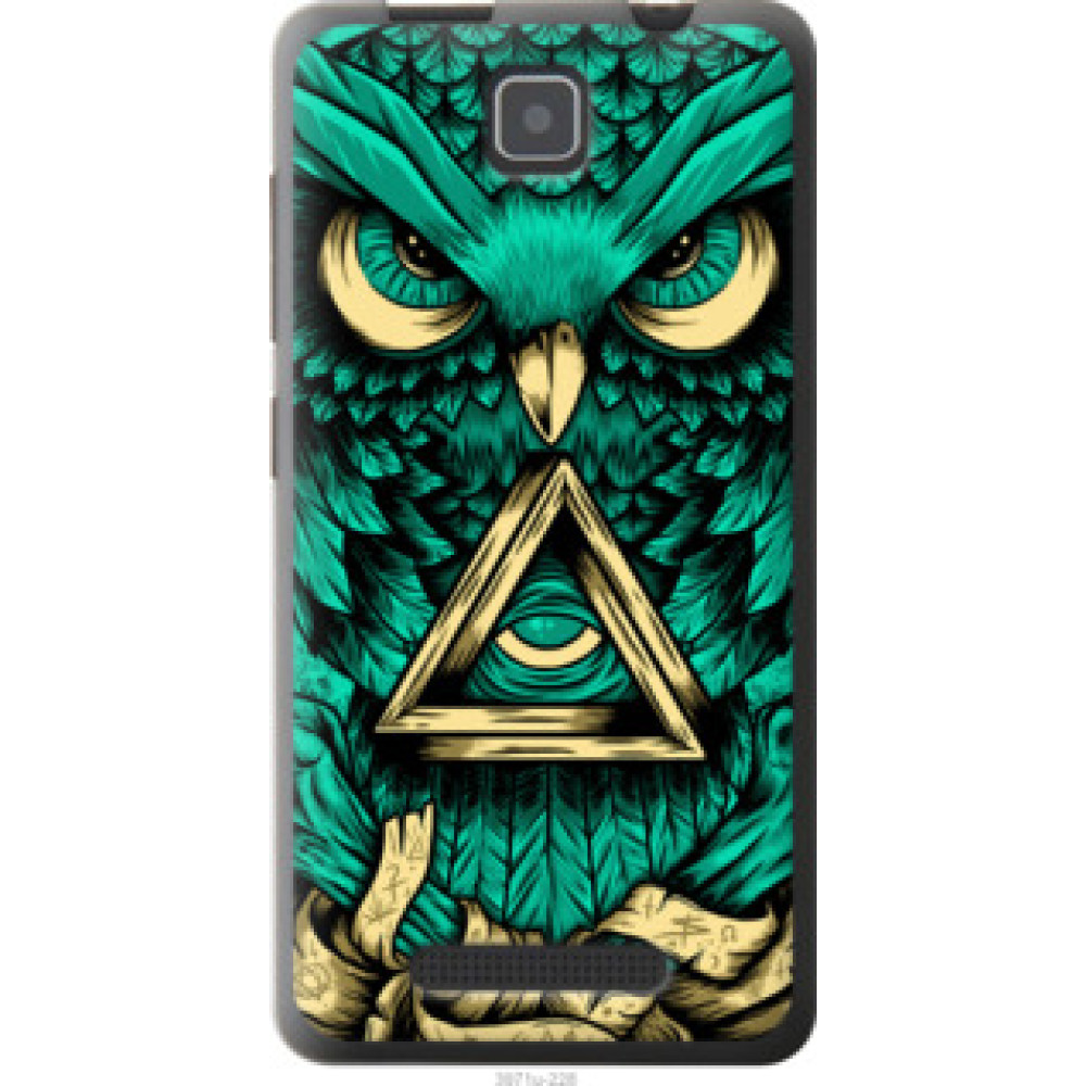 Чехол на Lenovo A1900 Сова Арт-тату (3971u-228)