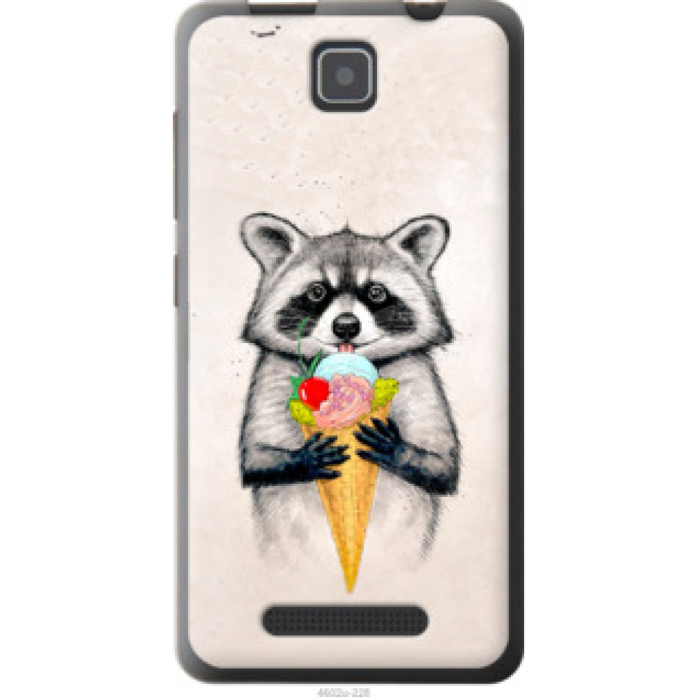 Чохол на Lenovo A1900 Енотик с мороженым (4602u-228)