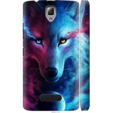 Чехол на Lenovo A2010 Арт-волк (3999c-216)