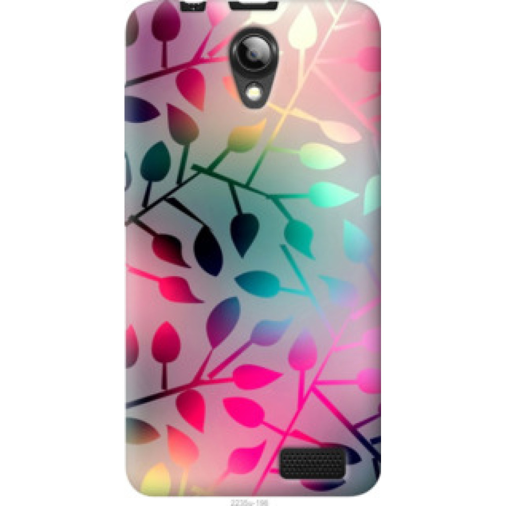 Чехол на Lenovo A319 Листья (2235u-196)