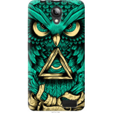 Чехол на Lenovo A319 Сова Арт-тату (3971u-196)
