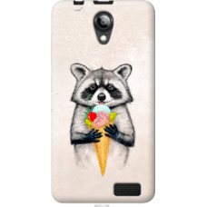 Чехол на Lenovo A319 Енотик с мороженым (4602u-196)