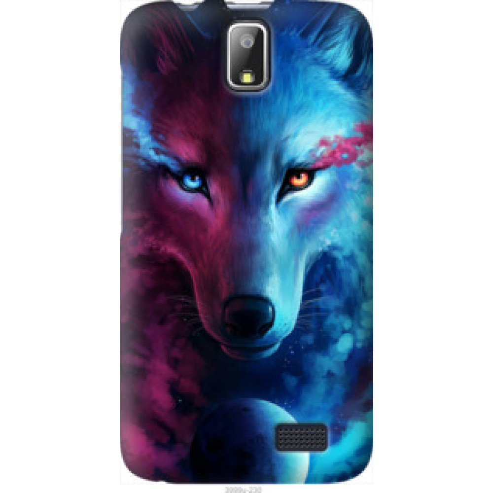 Чехол на Lenovo A328 Арт-волк (3999u-230)