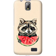 Чехол на Lenovo A328 Енотик с арбузом (4605u-230)