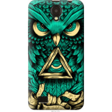 Чехол на Lenovo A3800D Сова Арт-тату (3971u-173)