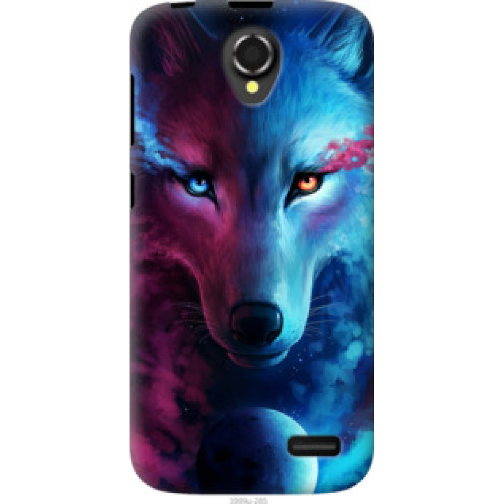 Чехол на Lenovo A388t Арт-волк (3999u-285)