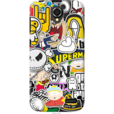 Чехол на Lenovo A388t Popular logos (4023u-285)