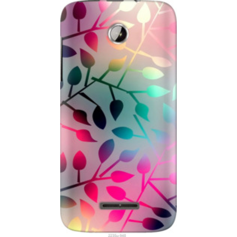 Чехол на Lenovo A390 Листья (2235u-948)