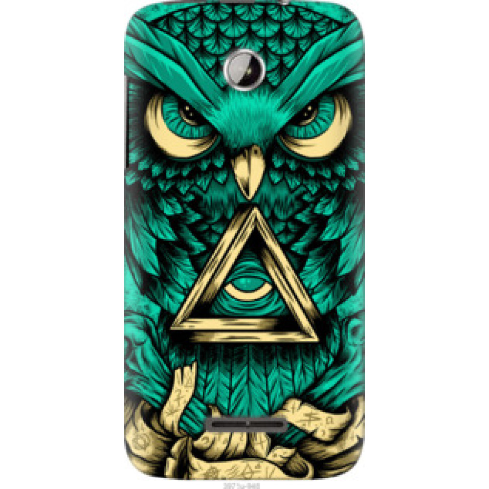 Чехол на Lenovo A390 Сова Арт-тату (3971u-948)