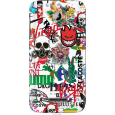 Чехол на Lenovo A390 Many different logos (4022u-948)