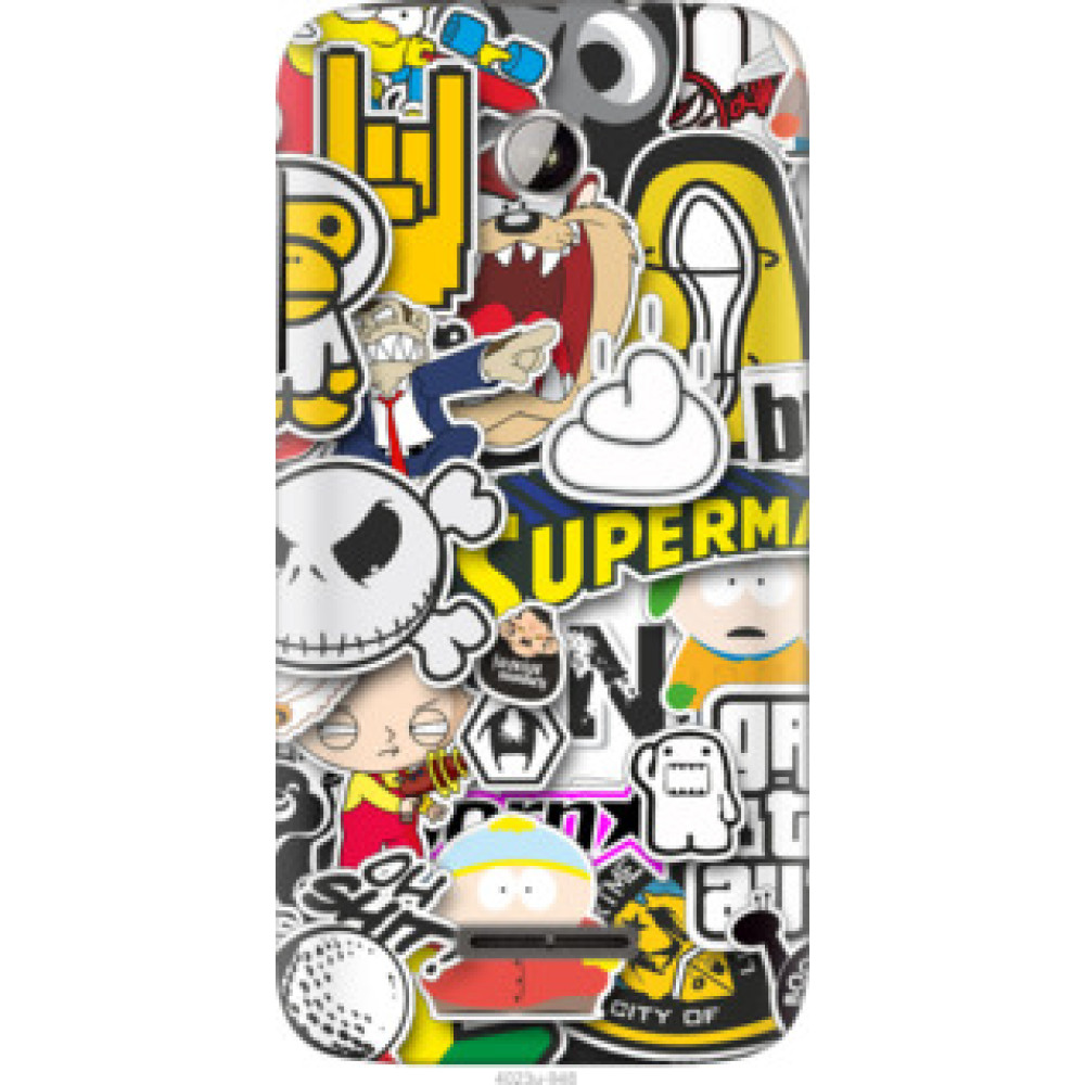 Чехол на Lenovo A390 Popular logos (4023u-948)