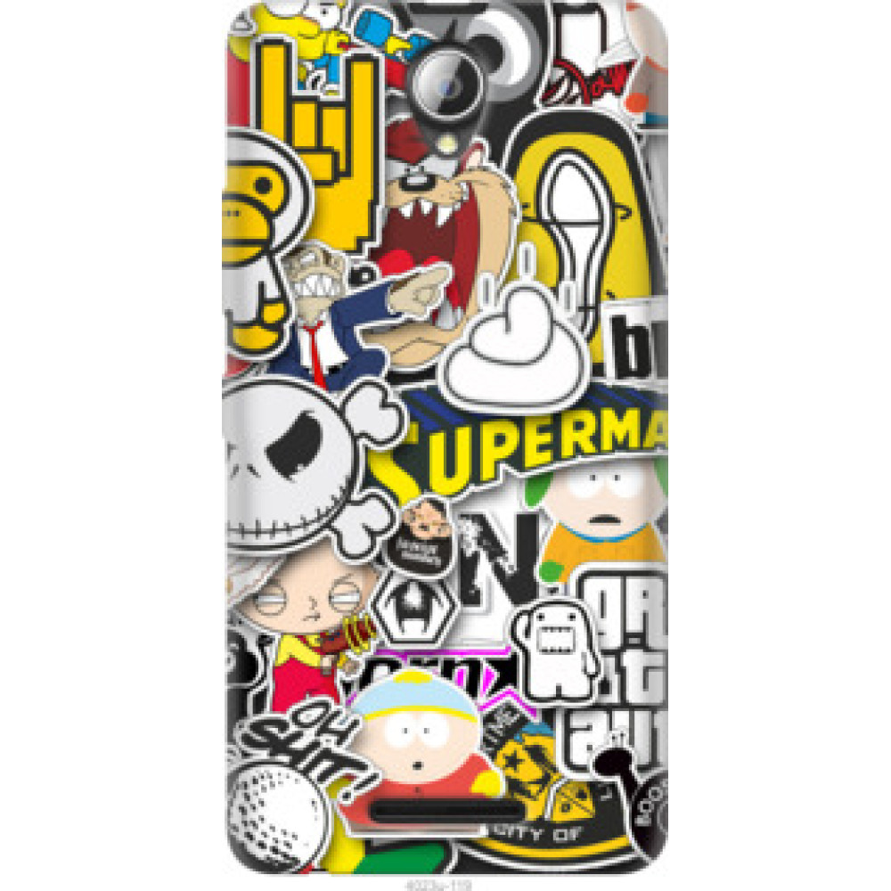 Чехол на Lenovo A5000 Popular logos (4023u-119)