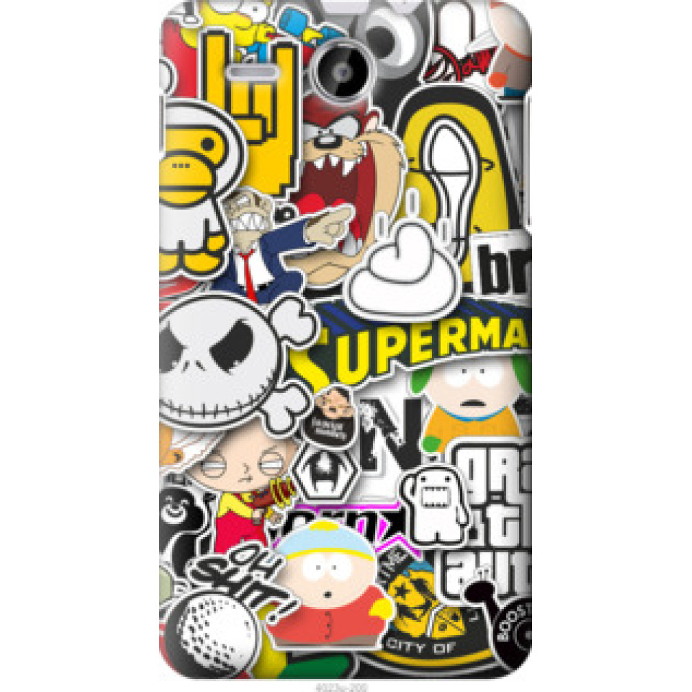 Чехол на Lenovo A529 Popular logos (4023u-200)