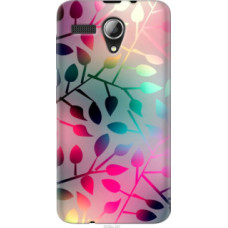 Чехол на Lenovo A606 Листья (2235u-231)