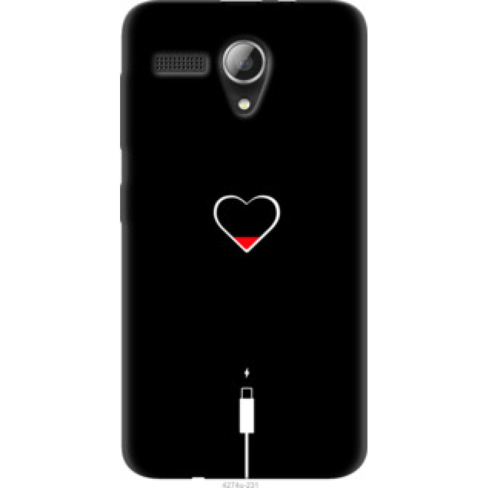 Чехол на Lenovo A606 Подзарядка сердца (4274u-231)