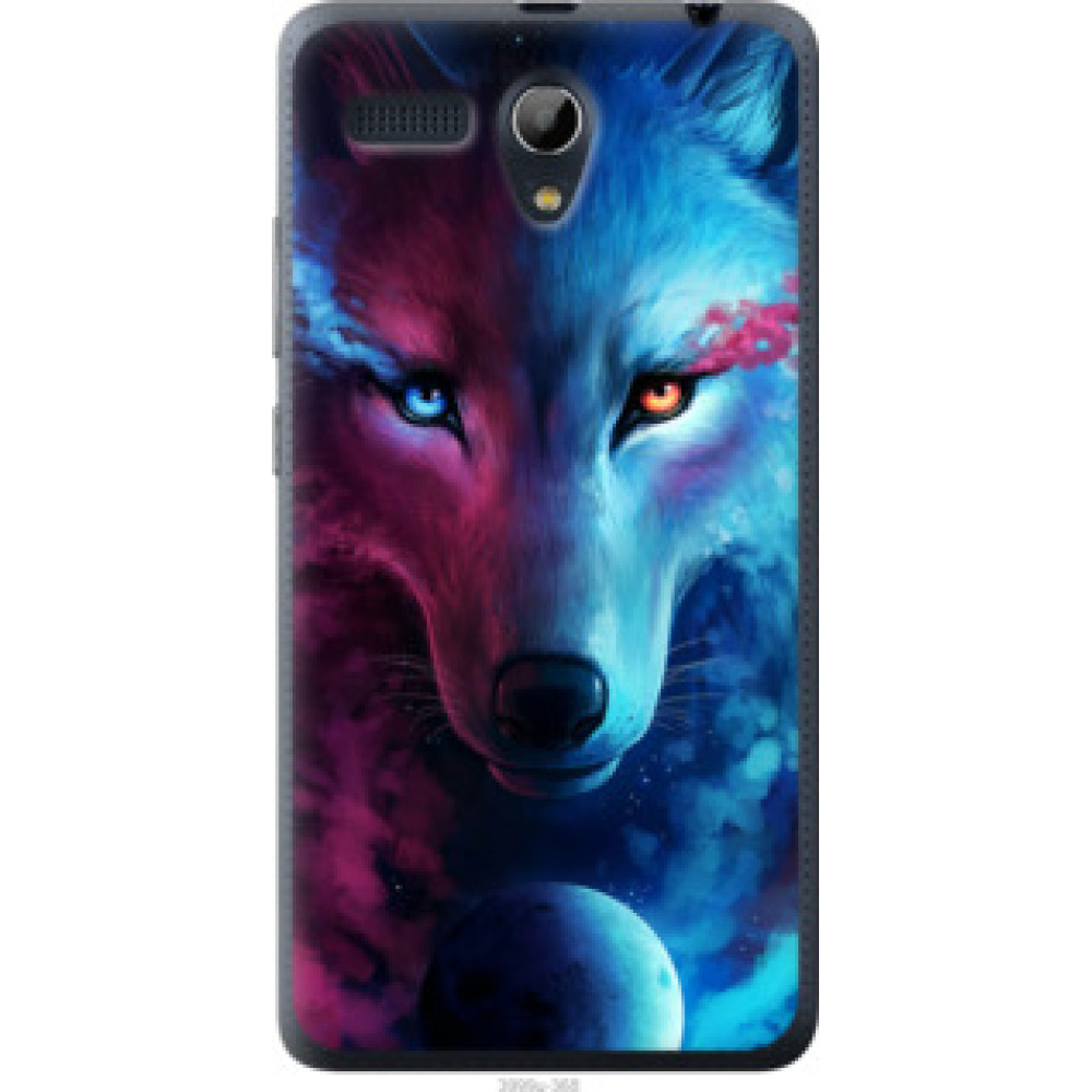 Чехол на Lenovo A616 Арт-волк (3999u-368)