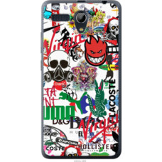 Чехол на Lenovo A616 Many different logos (4022u-368)