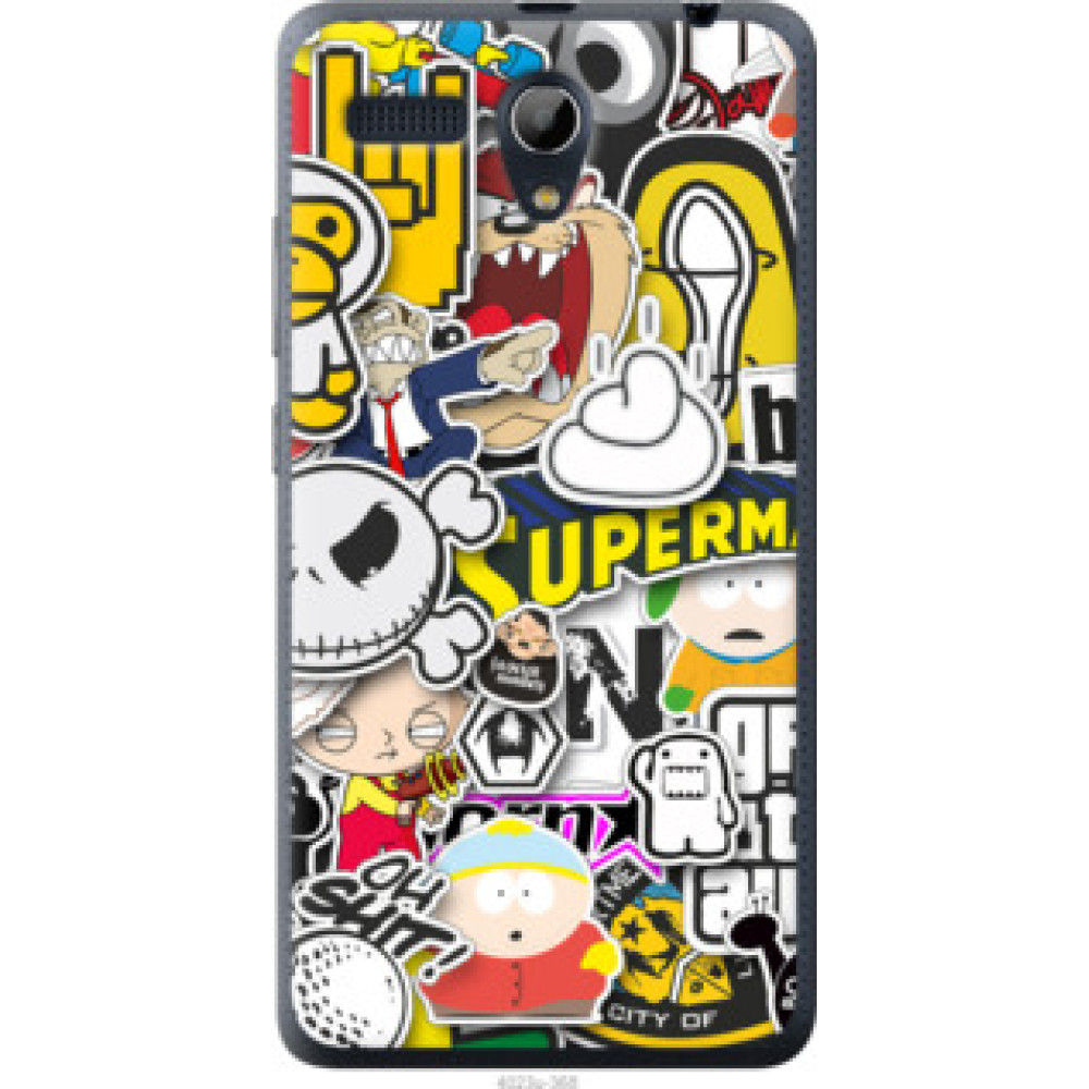 Чехол на Lenovo A616 Popular logos (4023u-368)