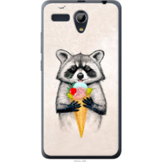 Чехол на Lenovo A616 Енотик с мороженым (4602u-368)