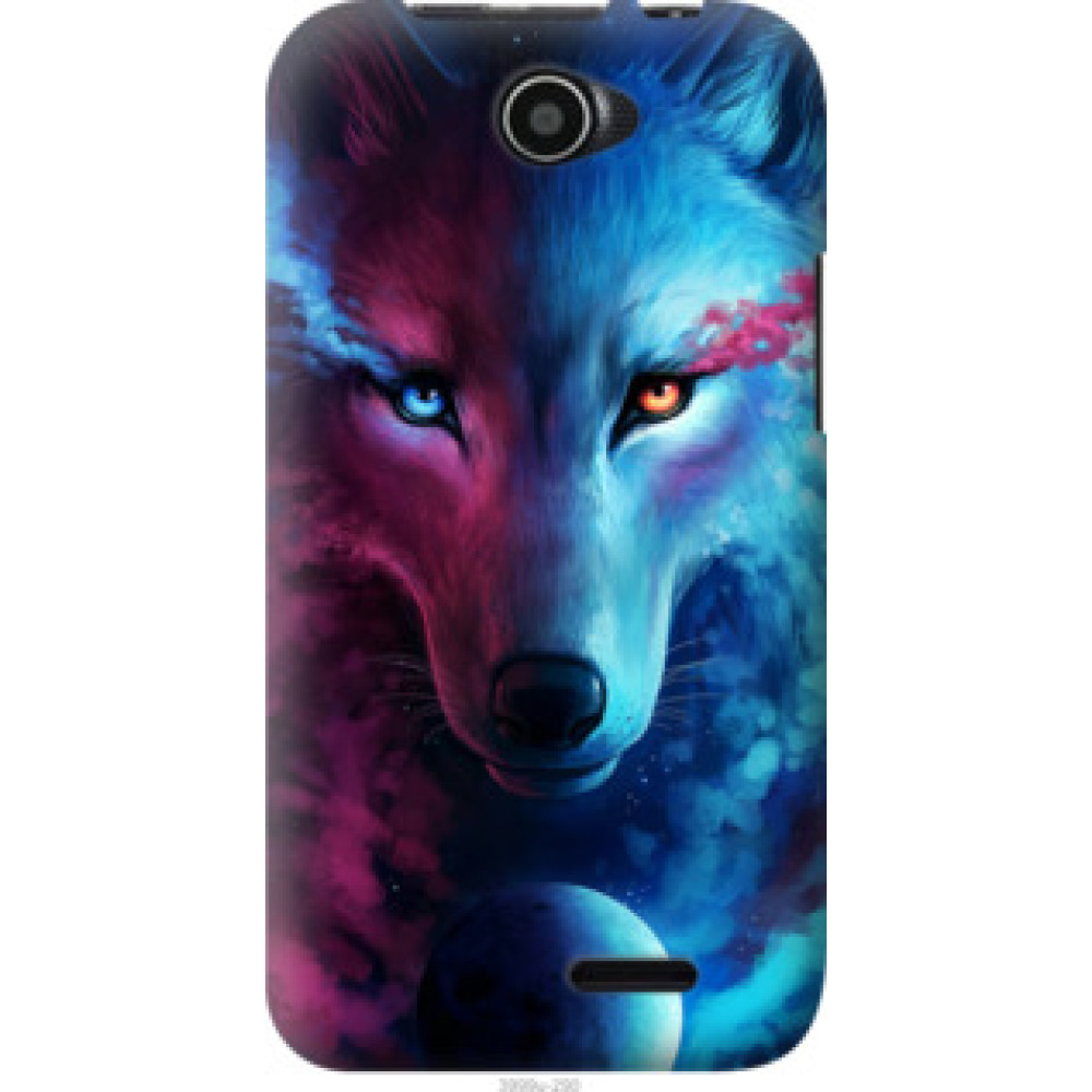 Чехол на Lenovo A66 Арт-волк (3999u-290)