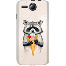 Чехол на Lenovo A680 Енотик с мороженым (4602u-198)