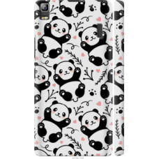 Чехол на Lenovo A7000 Панды (4318c-120)