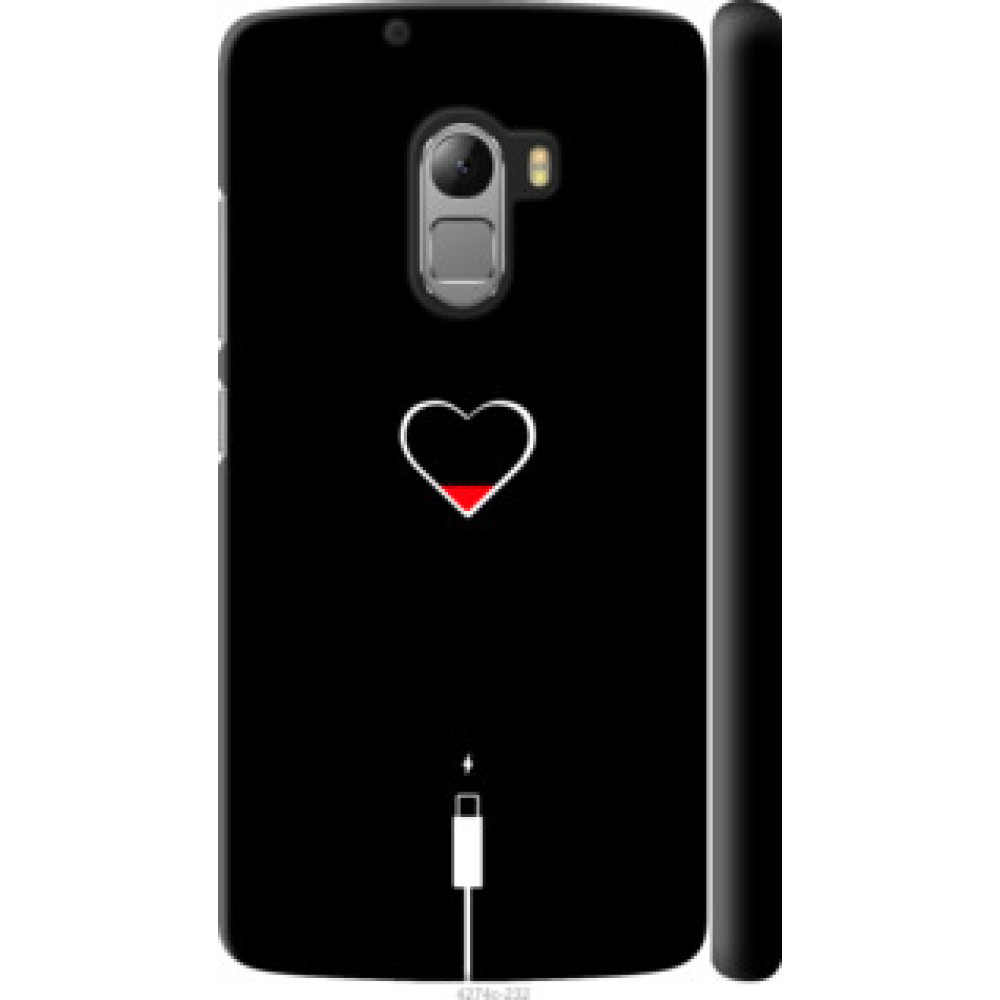 Чехол на Lenovo A7010 Подзарядка сердца (4274c-232)