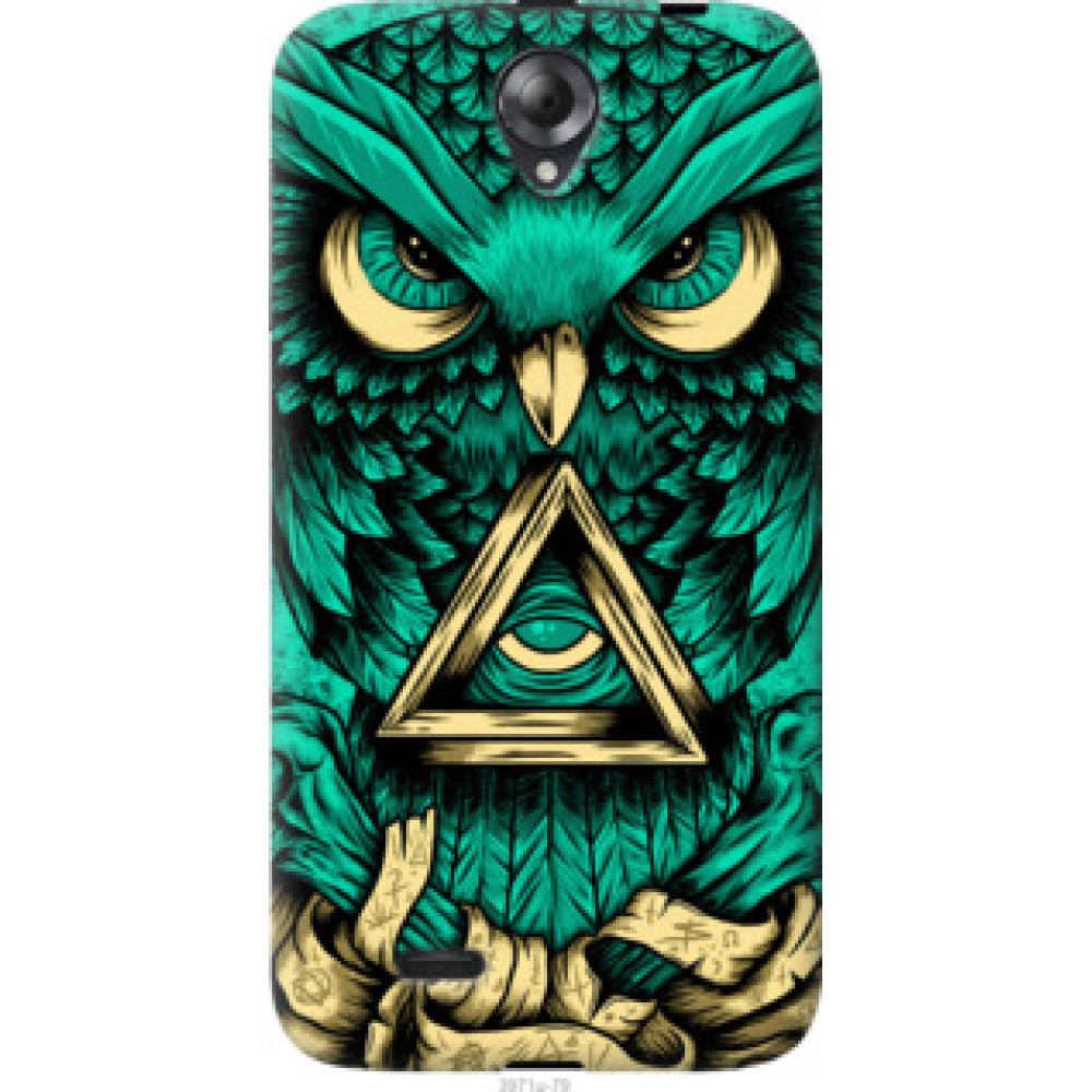 Чехол на Lenovo A850 Сова Арт-тату (3971u-79)