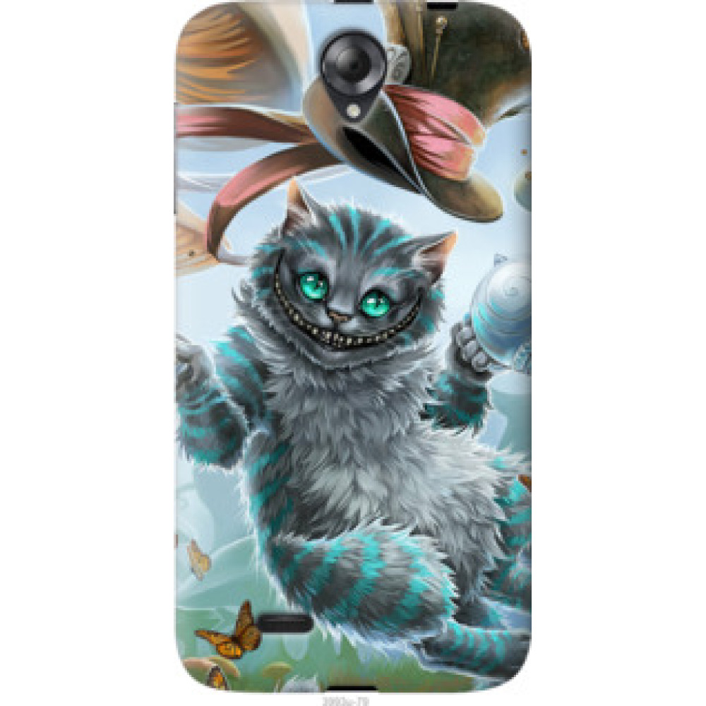 Чехол на Lenovo A850 Чеширский кот 2 (3993u-79)