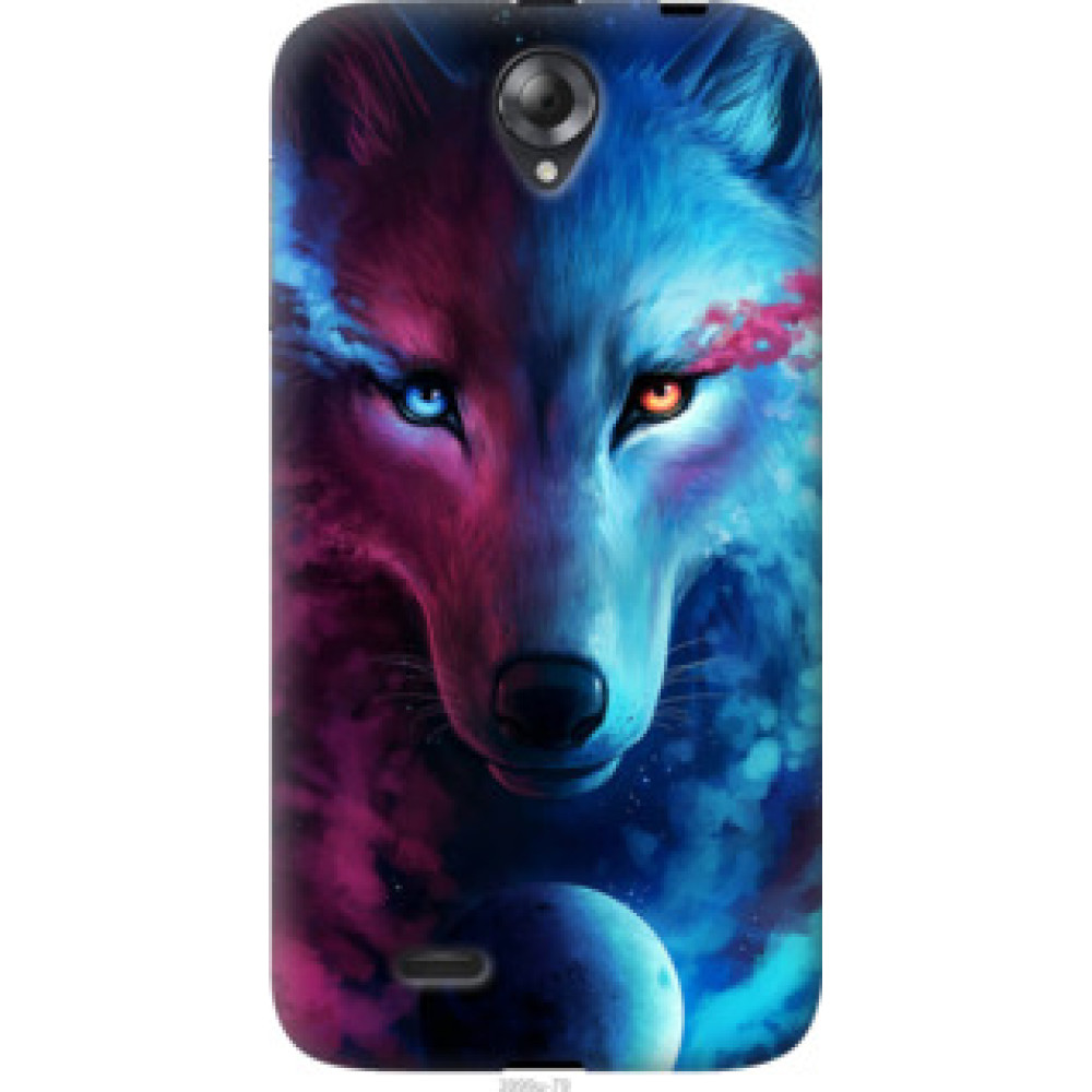 Чехол на Lenovo A850 Арт-волк (3999u-79)