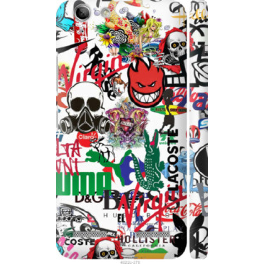 Чохол на Lenovo K5 Plus Many different logos (4022c-278)