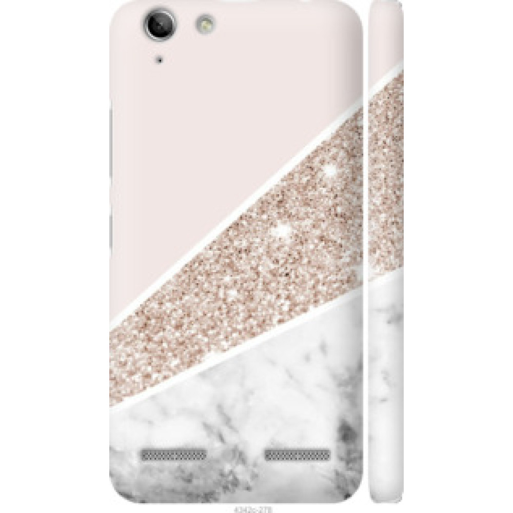 Чехол на Lenovo K5 Plus Пастельный мрамор (4342c-278)