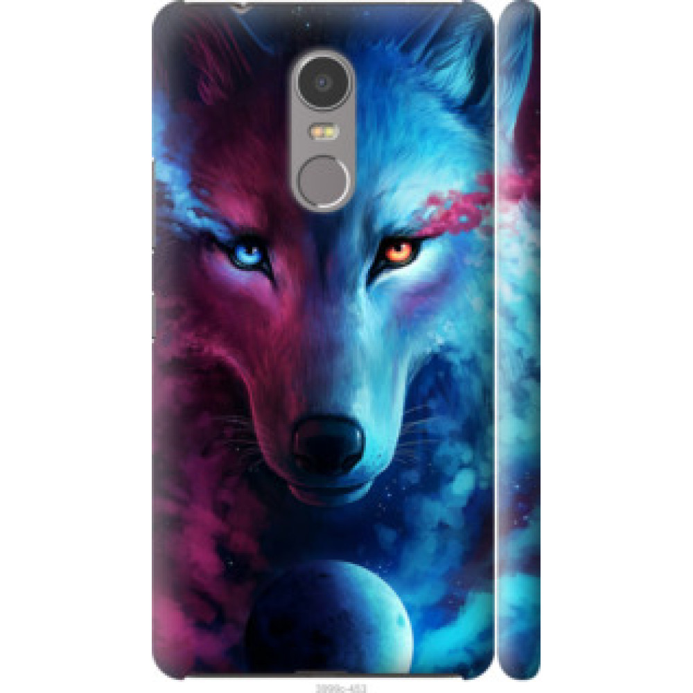Чохол на Lenovo K6 Note Арт-волк (3999c-453)