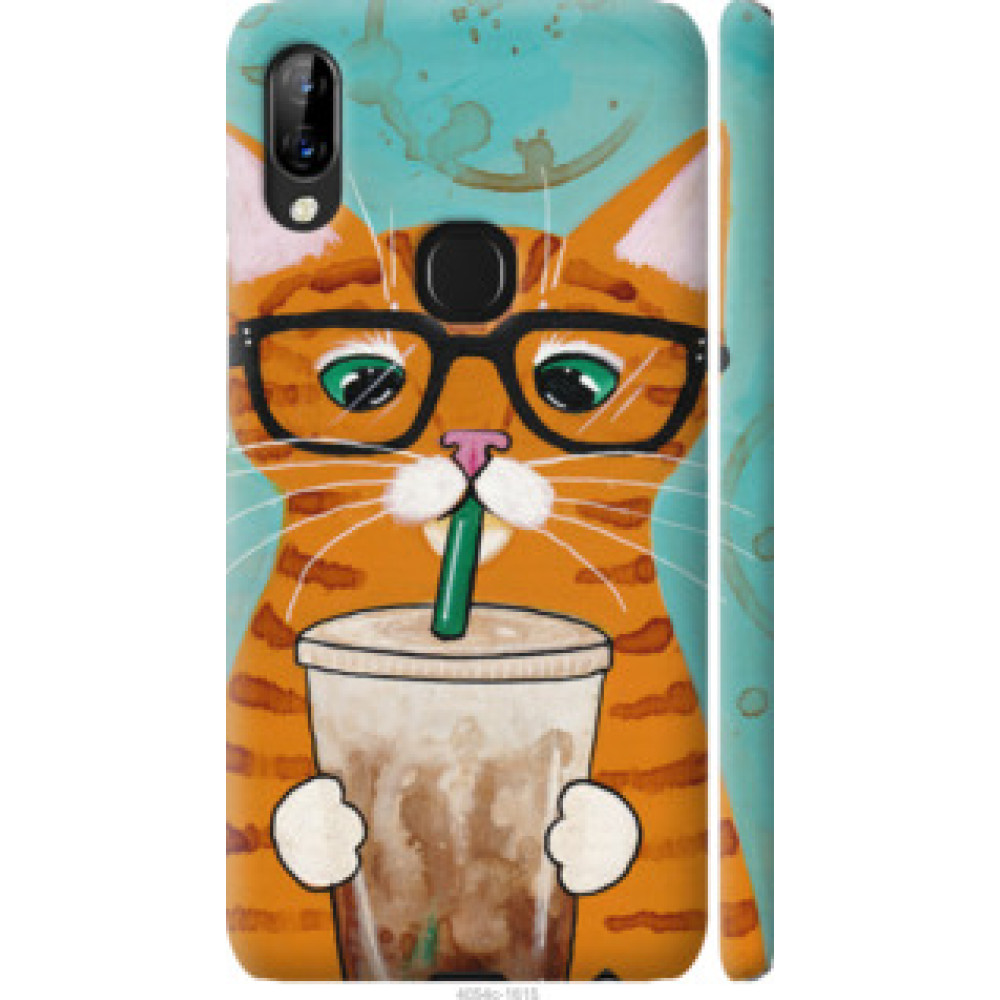 Чехол на Lenovo S5 Pro Зеленоглазый кот в очках (4054c-1615)