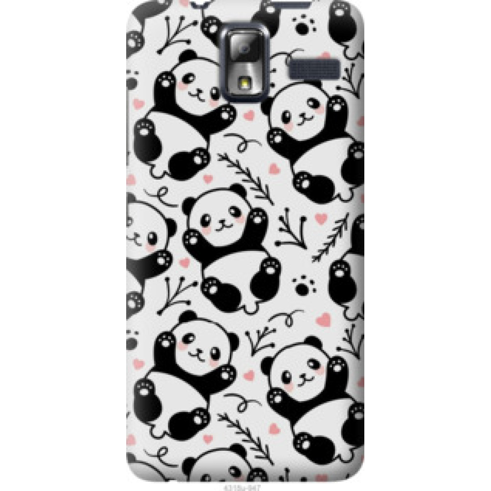 Чехол на Lenovo S580 Панды (4318u-947)