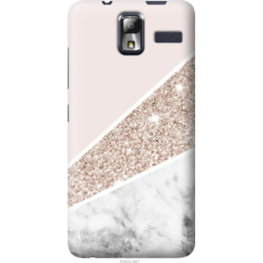 Чехол на Lenovo S580 Пастельный мрамор (4342u-947)