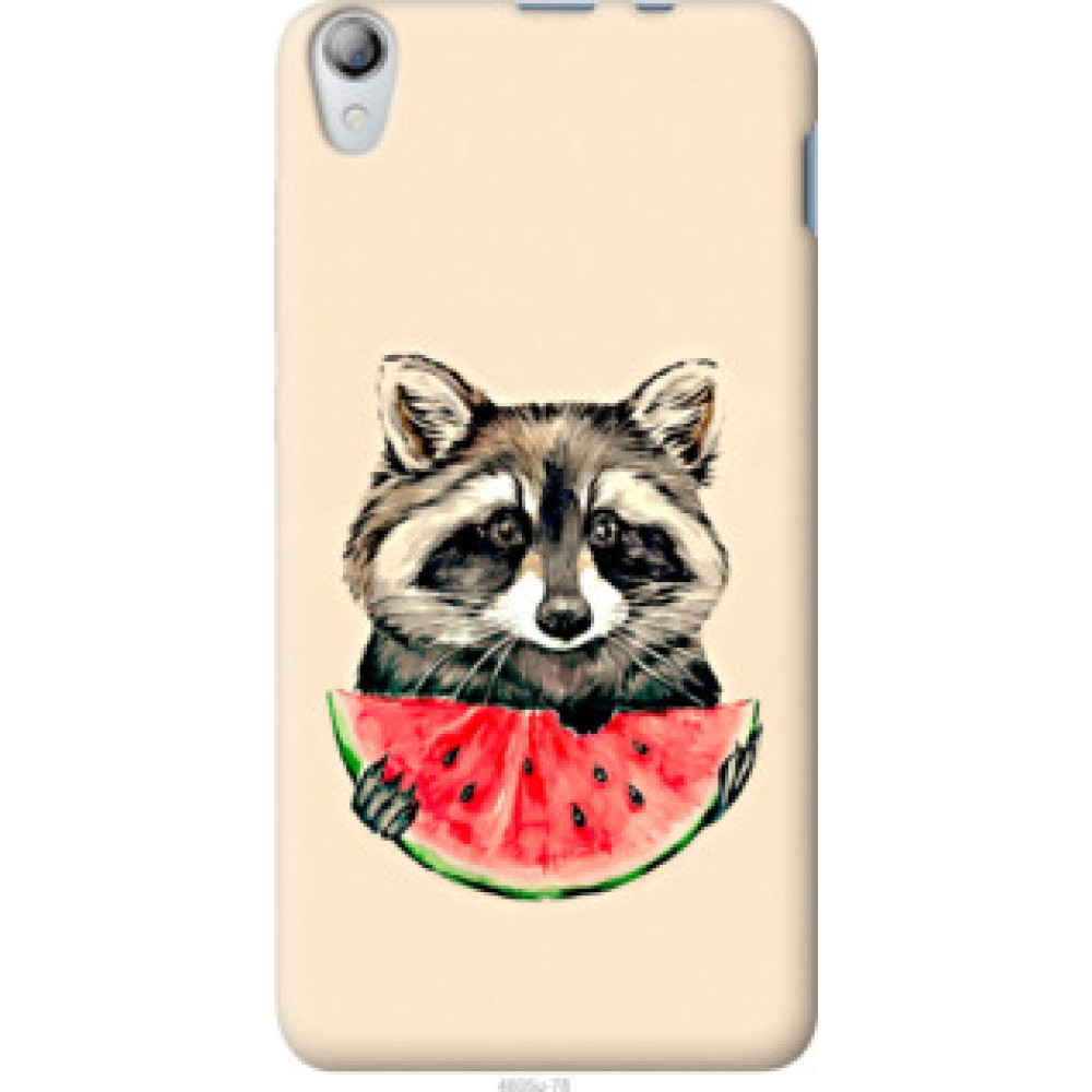 Чехол на Lenovo S850 Енотик с арбузом (4605u-78)