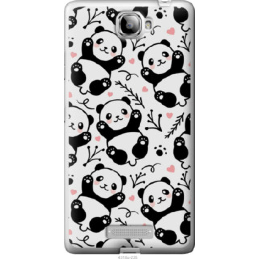 Чехол на Lenovo S856 Панды (4318u-235)