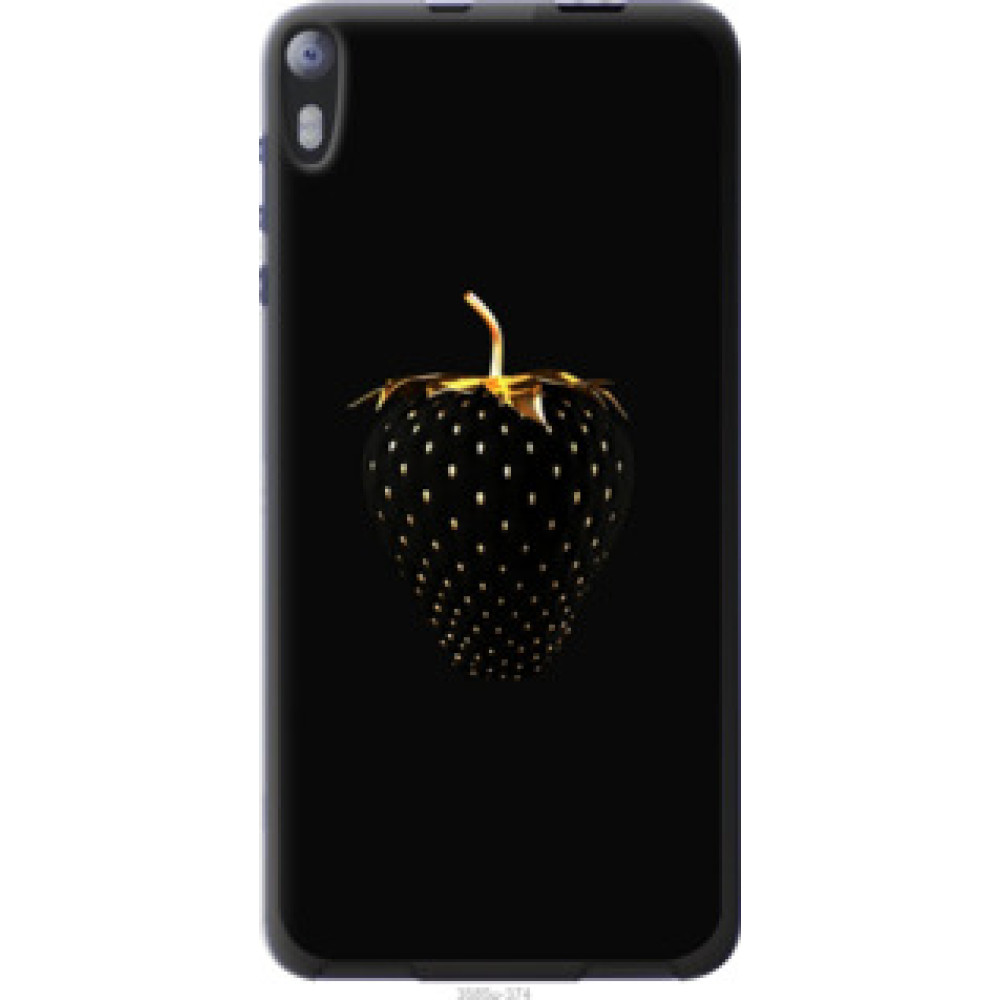 Чехол на Lenovo S858T Черная клубника (3585u-374)