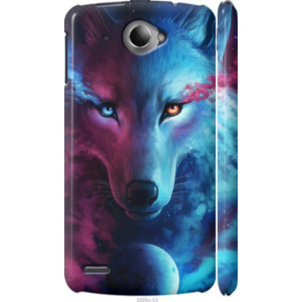Чехол на Lenovo S920 Арт-волк (3999c-53)