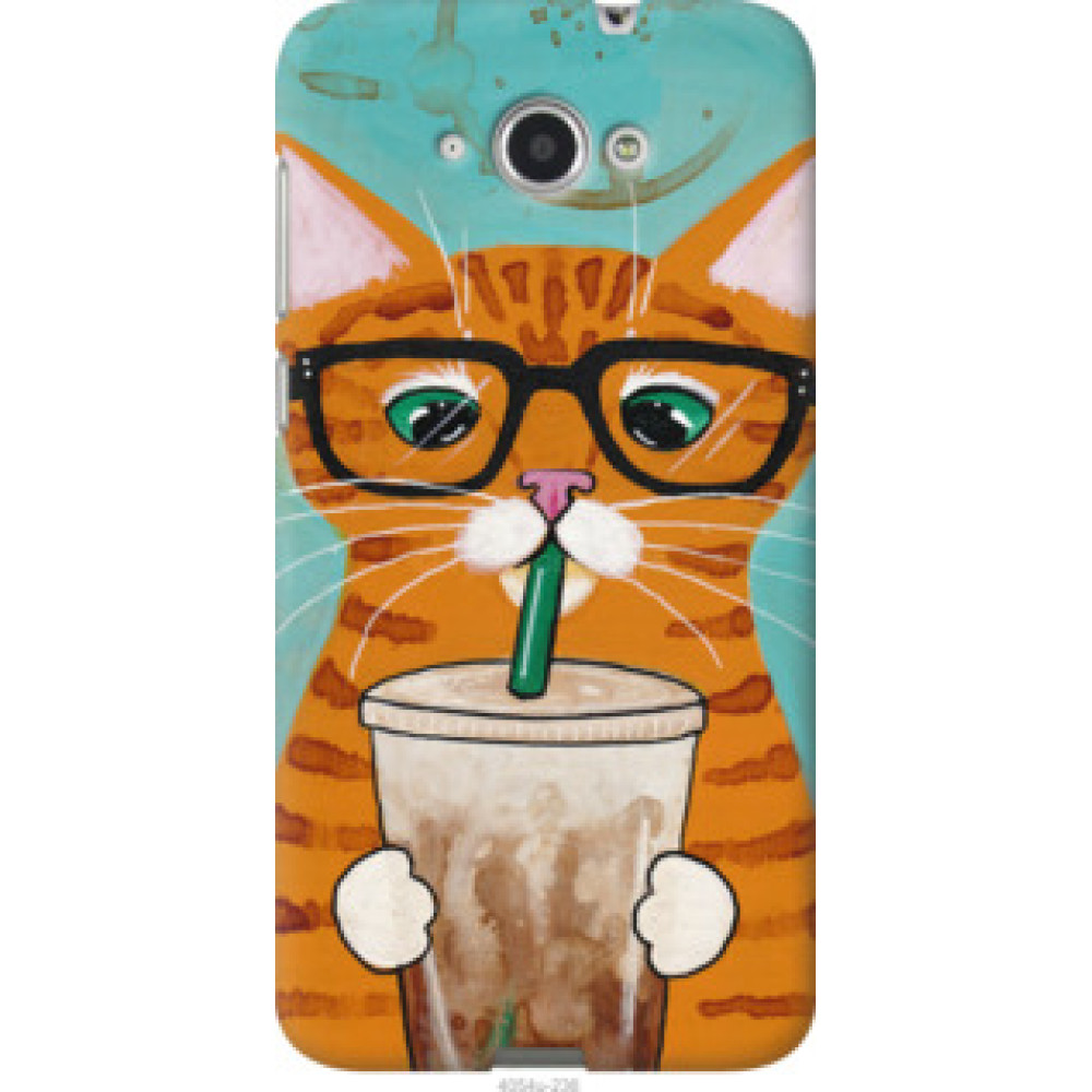 Чехол на Lenovo S930 Зеленоглазый кот в очках (4054u-236)