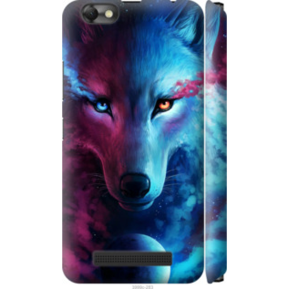 Чехол на Lenovo Vibe C A2020 Арт-волк (3999c-283)